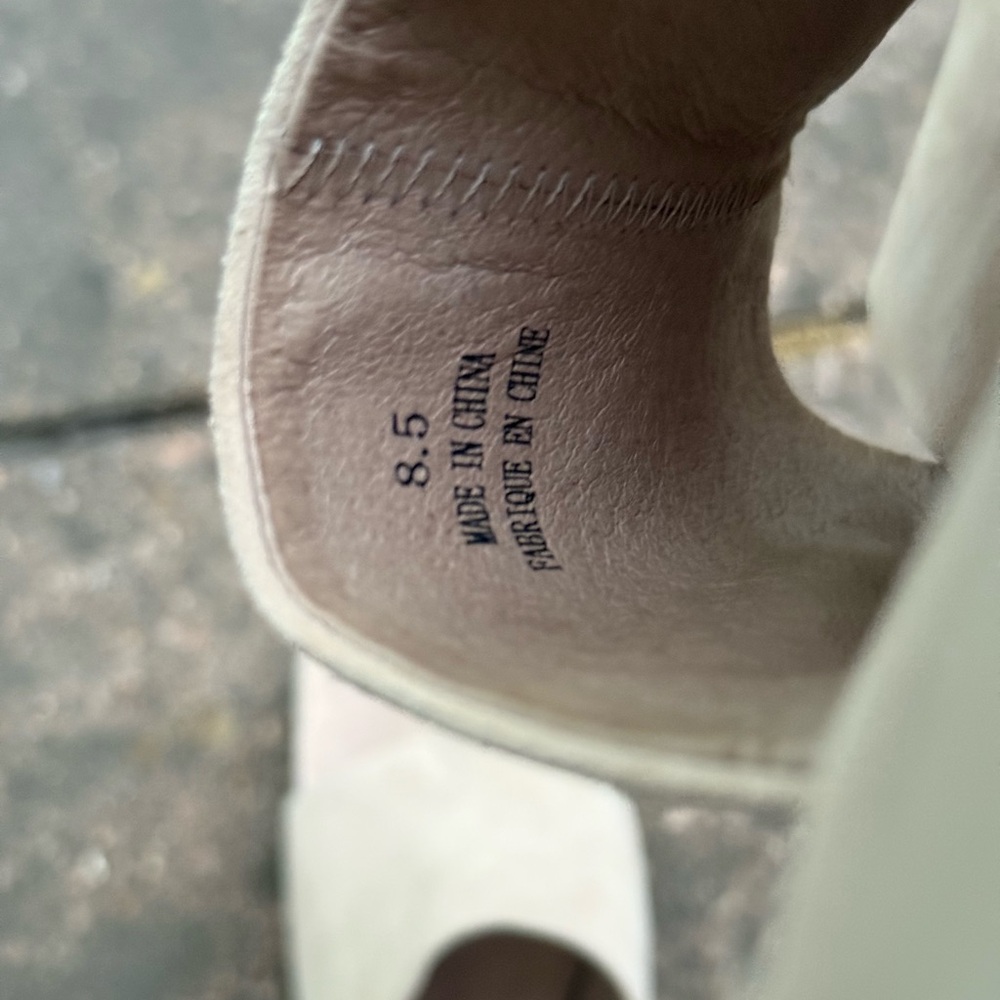 Jeffrey Campbell Tan Mules with Geometric Heel - Picture 6 of 15